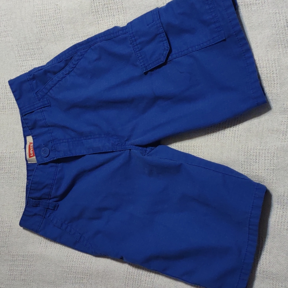 ⭐Levis Boys Cargo Shorts Size 10 Reg Flat side Flap Pocket